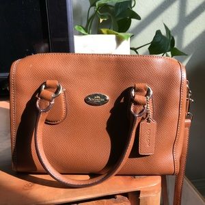 Coach tan crossbody
